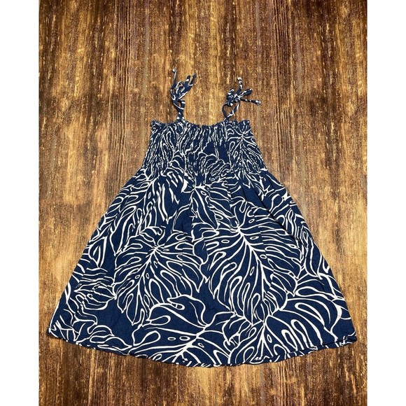 RJC girls Hawaiian smocked top size 7 - Picture 1 of 3